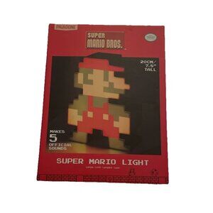Nintendo Super Mario Bros Paladone 8” Light /Lamp & 5 Sounds NIB Video Games
